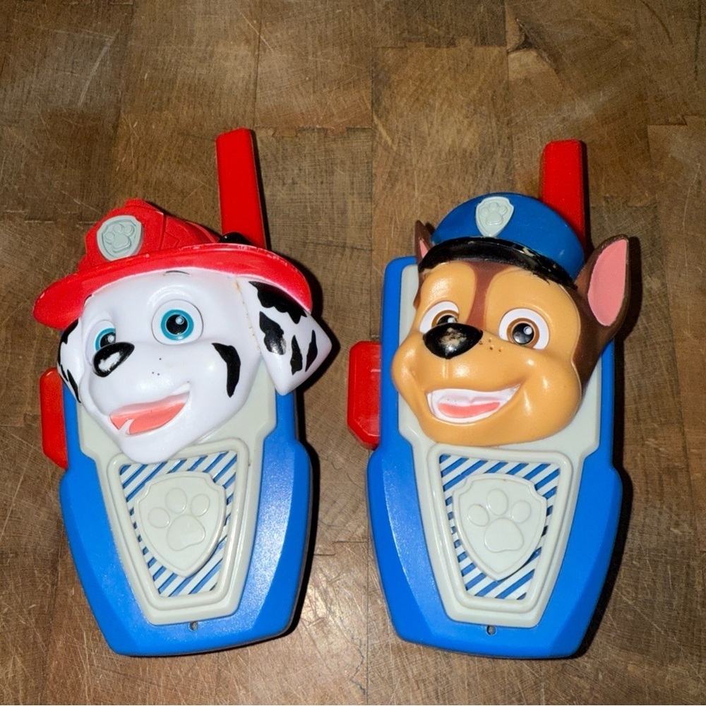 Paw Patrol Red and Blue Walkie Talkies